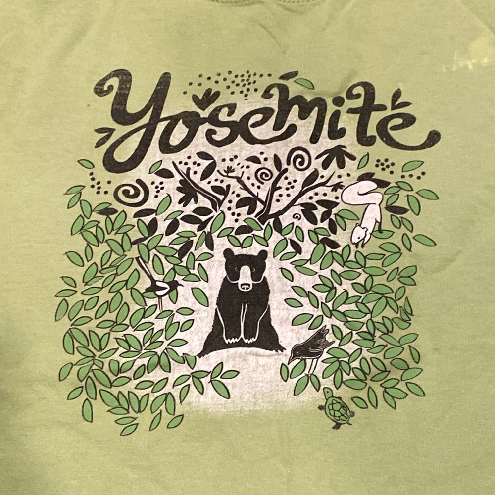 Yosemite Green Tee - S - “soft style”